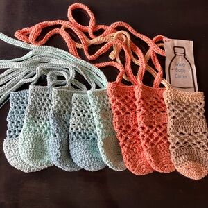 Crocheted water bottle holders